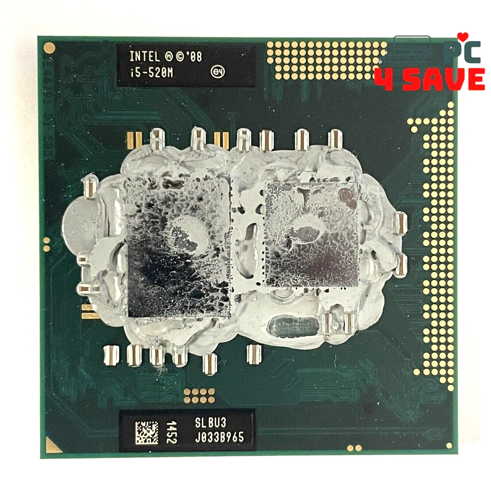 Intel Core i5-520M 2.40GHz 2-Core 3MB Socket G1 Laptop Mobile CPU SLBNB SLBU3 - Image 1 of 1
