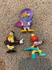Kelloggs Kellogs Disney Afternoon PVC Figures Dark wing Tail Spin Mix LOT 3 pcs