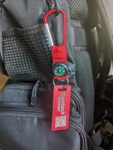 Samsonite Custom Luggage Tag Red - Picture 1 of 2