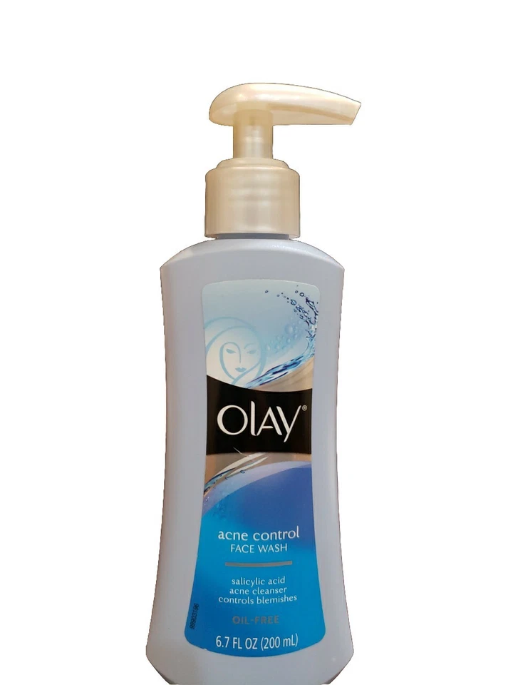 New Olay Acne Control Face Wash Salicilic Acid Cleanser Oil Free Htf 6 oz. - Image 1 of 2