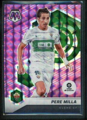 2021-22 PERE MILLA 12/49 PANINI MOSAIC LALIGA SANTANDER PURPLE - Image 1 of 2