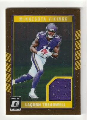 Laquon Treadwell 2016 Donruss Optic Rookie Threads Jersey Relic Bronze Vikings - Image 1 of 2