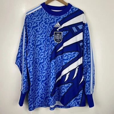 Adidas Spain Icon Goalkeeper Jersey Bahia Light Blue Longsleeve HE8909 Mens Sz L - Image 1 of 4