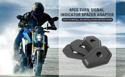 Adaptador espaciador indicador de señal de giro 4 piezas para SUZUKI GSXR SV650S SV1000S GSF600 Foto 1 de 4