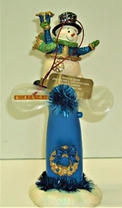 Vacaciones de Navidad Muñeco de Nieve Azul Fan-Tastics Psicodélico Espectáculo de Luces Juguete Ventilador - NUEVO - Imagen 1 de 6