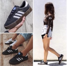 black samba adidas womens