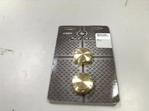 NEW 2014-2015 YAMAHA BOLT SOLID BRASS FORK CAP SET RETRO BOBBER STREET CUSTOM - Picture 1 of 2