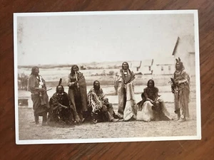 POSTCARD:  Treaty at Fort Laramie - Cheyenne & Sioux Chiefs Unused  2006 NEW - Picture 1 of 2