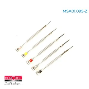 HOROTEC 5 PIECES CLASSIC SCREWDRIVERS IN PLASTIC POUCH , MSA01.095-Z - Picture 1 of 3