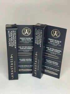2 Anastasia Beverly Hills Brow Wiz Pens (Medium Brown)• 0.003 Oz New In Box - Picture 1 of 2