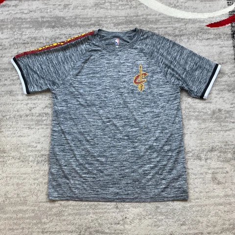 UNK Cleveland Cavaliers Shirt Adult Large Gray Red Heather NBA Basketball Mens Cover