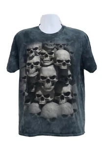 Skull Piles Shirt Mens Large Tie-dye 2005 David Penfound Horror Scary Adult A17  - Picture 1 of 7