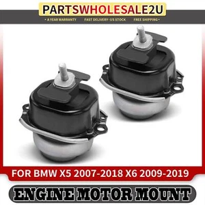 2pcs Front Left & Right Motor Mount for BMW X5 2007-2018 X6 2009-2019 3.0L 4.8L - Picture 1 of 7