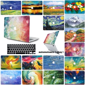 Colorful Art Painting Hard Case For Macbook M4 M3 Air 13 15 Pro 16 14 11 12 inch - Afbeelding 1 van 33
