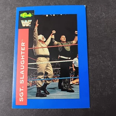 Vintage 1991 CLASSIC WWF SGT. SLAUGHTER #97 - Image 1 of 3