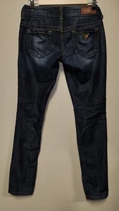 Jeans Guess Daredevil Pierna Ajustada Premium Denim Talla 26 HECHO EN EE. UU. C7-104 - Imagen 1 de 8