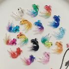Colourful Fish Cabochons Embellishments Seaside 3D Mixed 31mm Glossy Gems Charms