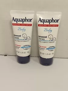 2x Aquaphor Baby Advanced Therapy Healing Ointment 1.75 Oz Exp 3/24 & 5/24 - Picture 1 of 3