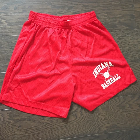 New Vintage Indiana Hoosiers Baseball Team Athletic Gym Shorts M All Conference Cover