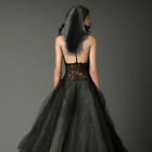  Bride Wedding Veil Black for Photography Bridal Tiara Dresses