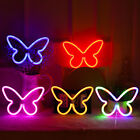 Led Neon Sign 3d Visual Effect Decorative Butterfly Shaped Neon Sign Lamp Wall