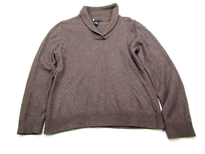 Suéter Carole Little para Mujer XL Nylon Angora Marrón Casa Núcleo Abuela Informal Foto 1 de 4