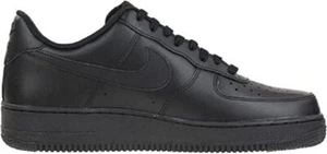Nike Air Force 1 Low Top All Black Trainers