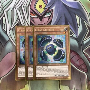 MVP1-ENG47 x3 Clear Kuriboh Gold Rare Excellent Conditon Yugioh - Picture 1 of 2