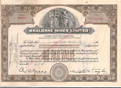 0569 Bralorne Mines Gold John Kennedy Urquhart Ghost Town 1951 William F Buckley Foto 1 de 4