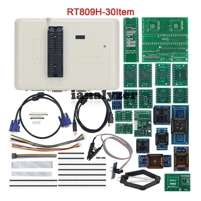 RT809H-30Item Universal Chip Programmer EMMC-Nand FLASH Programmer + 34 Items - Image 1 of 4