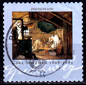 2648 sellado perfecto sello completo Alemania año 2008 Carl Spitzweg /107 - Imagen 1 de 1