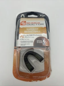 Shock Doctor Superfit Basketball Flavor Fusion Mouth Guard Adult Age 11+ Black  - Picture 1 of 4