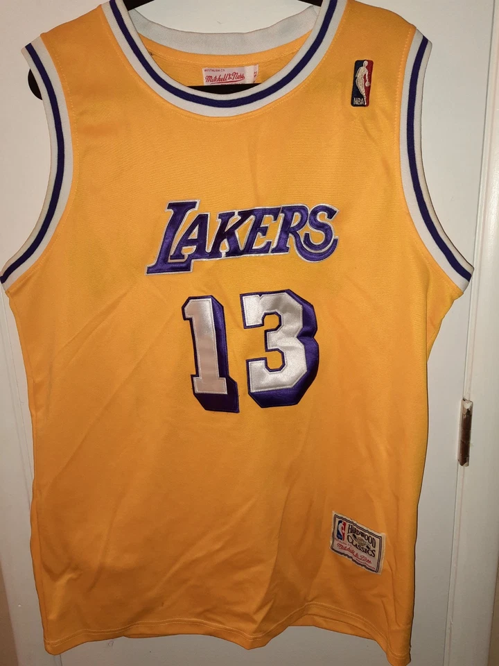 VTG 100% Authentic Wilt Chamberlain Mitchell Ness 71 72 Lakers Jersey Size 52 - Image 1 of 4