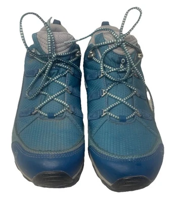 Oboz Women's Blue Lace-Up Suede/Canvas Hiking/Camping Sneakers Shoes Size 9.5 - Image 1 of 4
