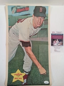 Jim Lonborg Boston Red Sox Signed 10"x18" Poster JSA -# - Picture 1 of 5