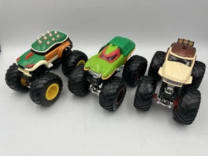 3 x  HotWheels Monster trucks  1:64 Scale Monster Truck - Picture 1 of 8