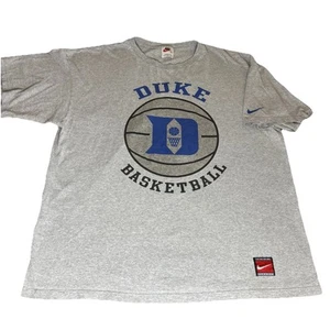Vintage Nike Team Sports Duke University Basketball Gray Shirt Men's XL USA made - Picture 1 of 7