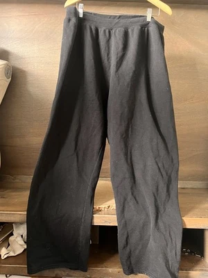 Pantalones deportivos JMS Just My Size para mujer talla 2X algodón polietileno negros cintura elástica Foto 1 de 4