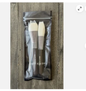 Beauty For Real Perfect Precision Complexion Brushes - Powder + Complexion New - Picture 1 of 2