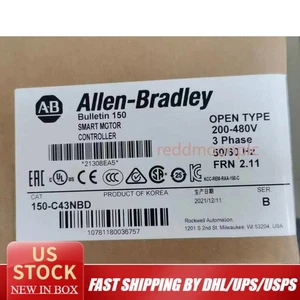 150-C43NBD Allen-Bradley SMC-3 Smart Motor Controller 150C43NBD NUOVO US Free Tax - Foto 1 di 4