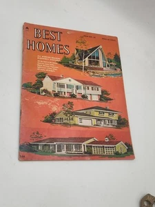 Best Homes 1972 MCM Mid Century Modern House Floor Plan Catalog Architecture - Picture 1 of 15