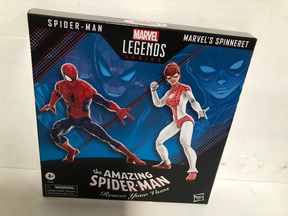 NOVO! Marvel Legends The Amazing Spider-Man Renew Your Vows Spinneret pacote com 2 - Imagem 1 de 1