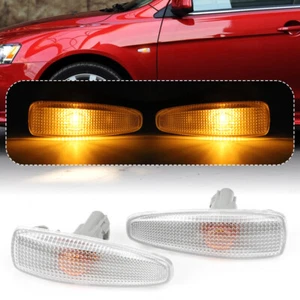 2PC Turn Signal Fender Side Marker Light For Mitsubishi Lancer Mirage Outlander - Picture 1 of 8