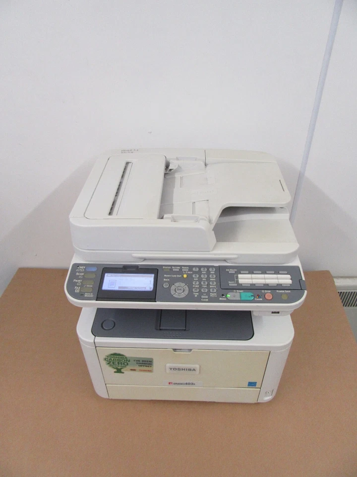 Toshiba eStudio 403s Mono A4 Printer, Low Count, Under 47K, Toner 90%, WARRANTY! - Image 1 of 4