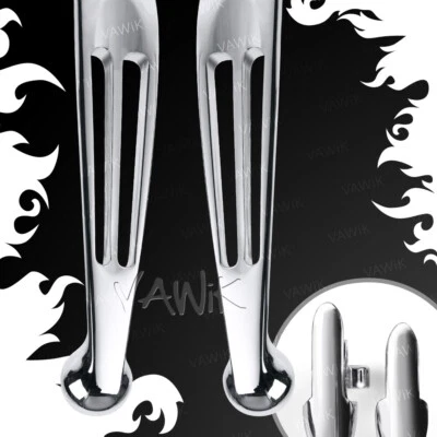 VAWiK Kit de palanca cromada de 2 ranuras para Harley CVO '15-'16 Street Glide FLHXSE Foto 1 de 4
