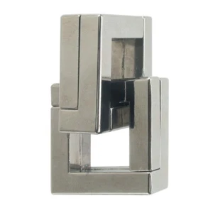 Hanayama Cast Quartet Puzzle - Level 6 of 6 Difficulty - Hanayama Metal Puzzle - Picture 1 of 1