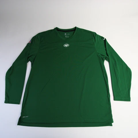 New York Jets Nike NFL On Field Apparel Dri-Fit Long Sleeve Shirt Men's New Cover
