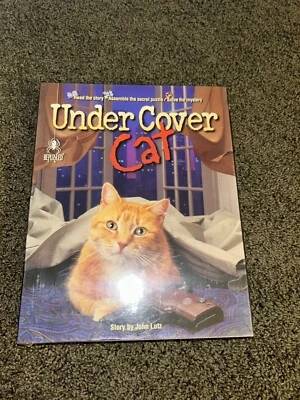 NOS BePuzzled Under Cover Cat Mystery Story Puzzle 1000 pieces by John Lutz New - Image 1 of 2