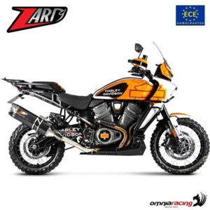 Scarico Zard acciaio nero omologato per Harley Davidson Pan America 1250 2021> - Imagen 1 de 5