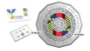 Australia: 2025 Uncirculated Set - 50 Years of the Honours System w Coloured 50c - Picture 1 of 1